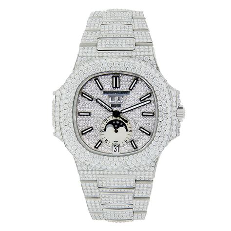 iced out patek watch replica|patek philippe diamond bezel.